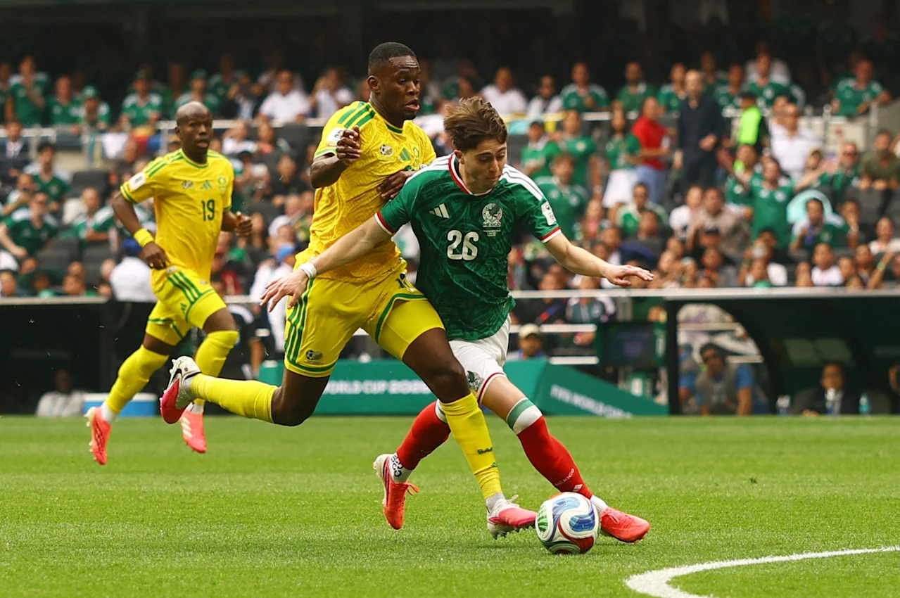Africans rally behind Mexico against South Africa in world cup opener